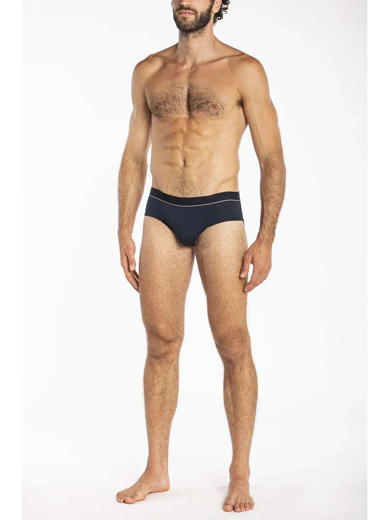 Julipet Slip Medio In Jersey Di Cotone Mako' Elasticizzato Bipack Intervallo Jpb122