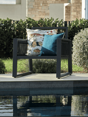 Maison Sucree' Cuscino Arredo In Tessuto Antimacchia Stampato Doubleface Latina