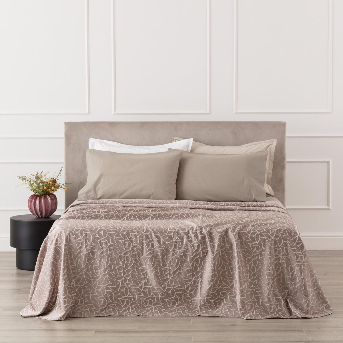 Reevèr Copriletto Liscio Matrimoniale In Tessuto Jacquard Verny