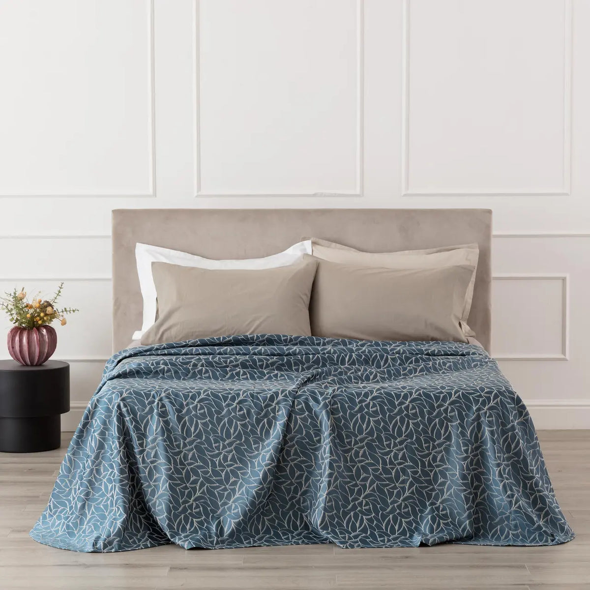 Reevèr Copriletto Liscio Matrimoniale In Tessuto Jacquard Verny