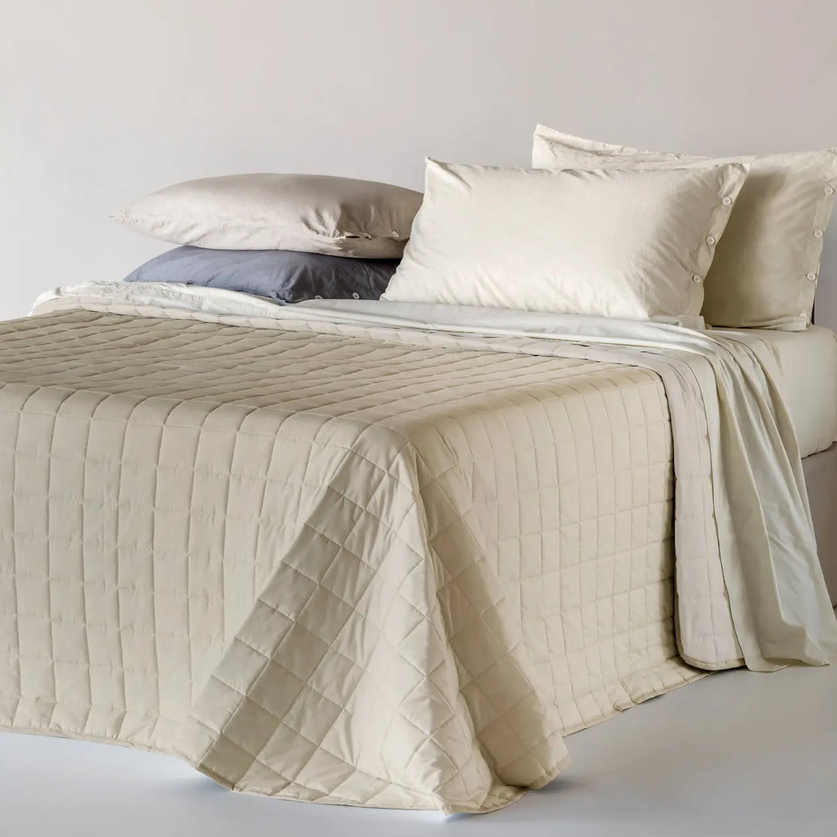 Riviera Copriletto Trapuntato Matrimoniale Double Face In Cotone Paint
