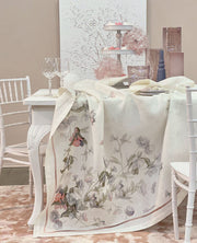 Blumarine Tovaglia in puro lino stampato Liala