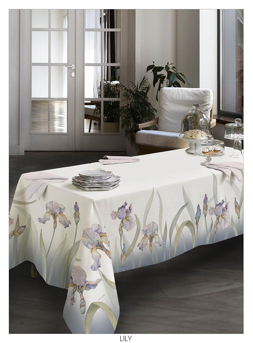 Tessitura Randi Bloom Tovaglia In Cotone Stampato Lily