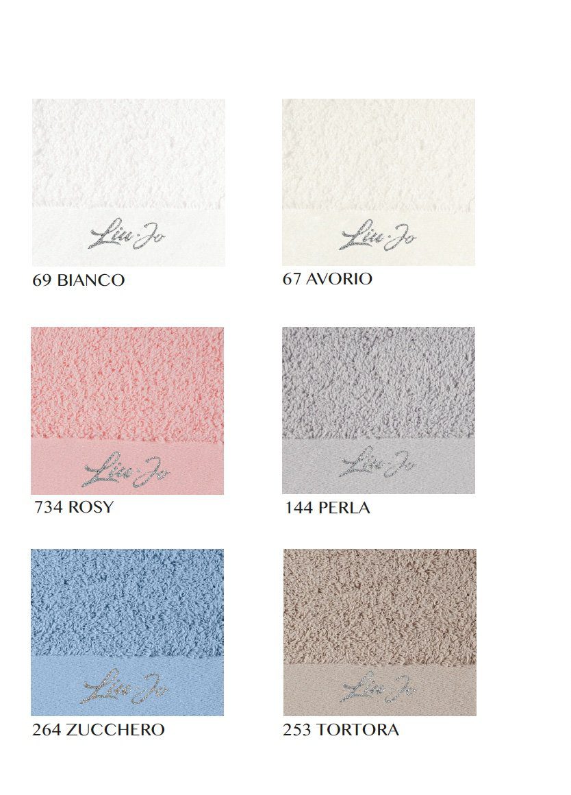 Liu Jo Set Asciugamani 1+1 In Spugna Di Cotone Con Ricamo Liu Jo Lurex