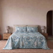 Riviera Completo Lenzuola Matrimoniale In Cotone Perla