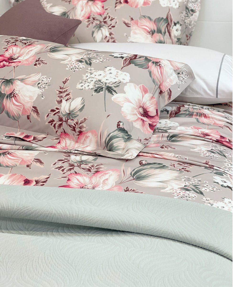 Svad Dondi Copriletto Liscio Matrimoniale In Cotone Jacquard Loli
