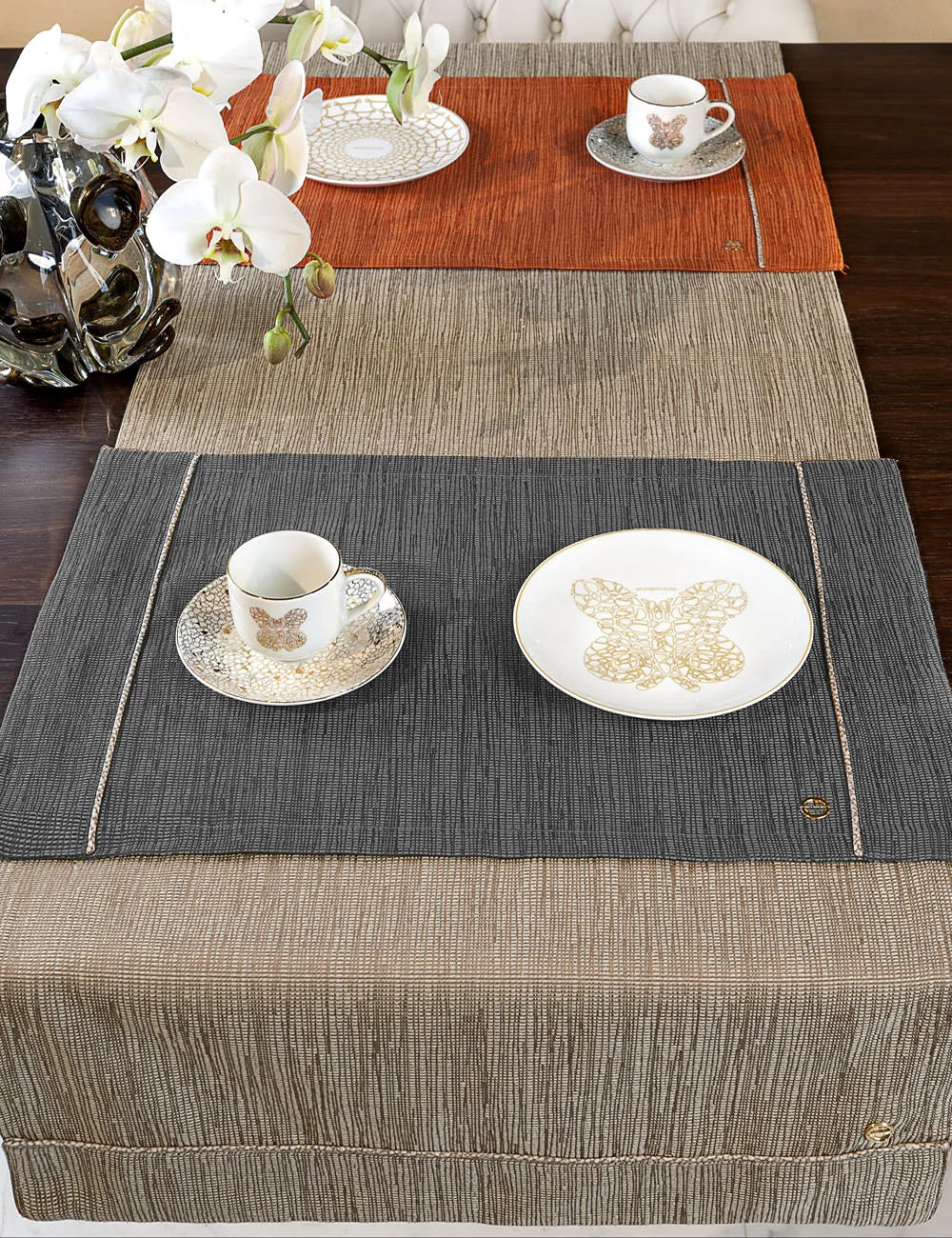 Borbonese Runner in Canvas Lounge