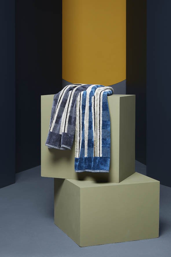 Carrara Set Asciugamani 1+1 In Spugna Di Cotone Velour Madison Avenue