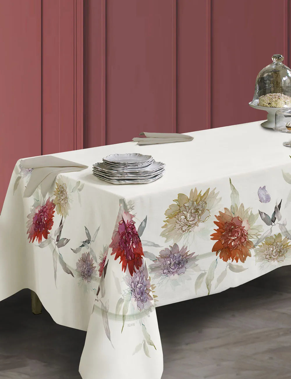 Tessitura Randi Bloom Tovaglia In Cotone Stampato Marilyn
