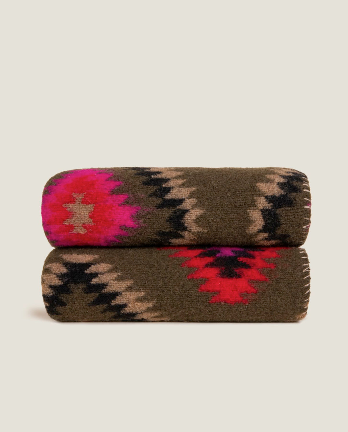 Frati Home Coperta Plaid In Misto Lana Mary Native