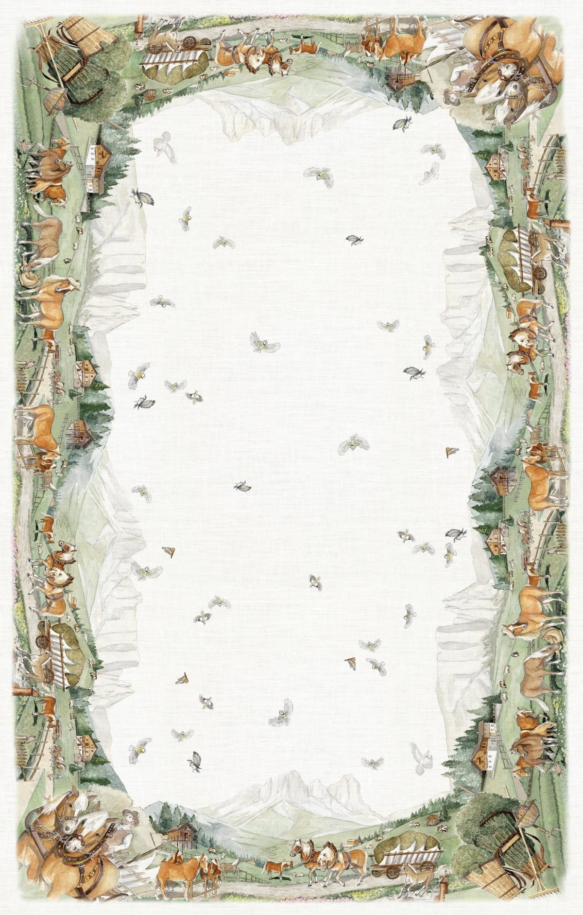 Tessitura Toscana Telerie Tovaglia E/O Runner In Lino Maso
