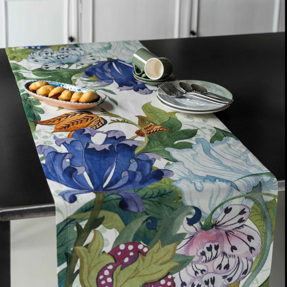 Napking Tovaglia E/O Runner In Lino Premium Morris