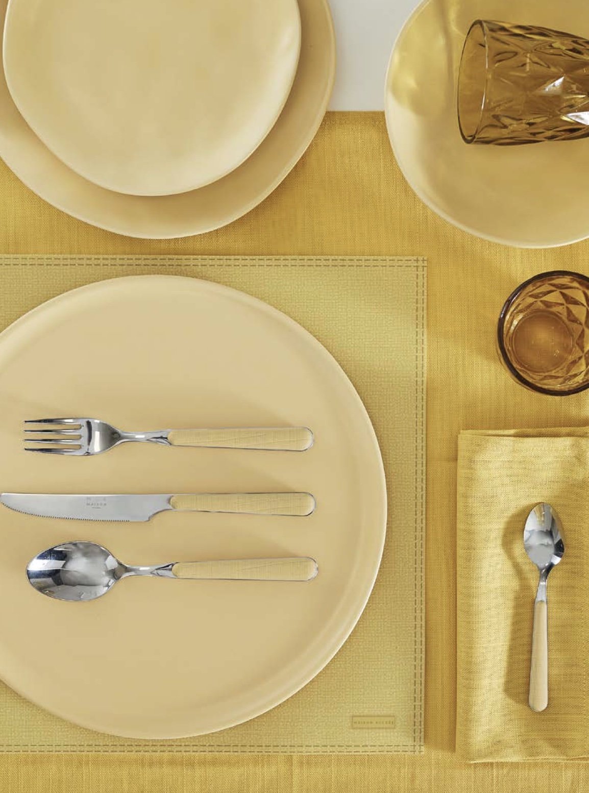 Maison Sucree' Set 6 Pezzi Bicchieri Murano In Pasta Di Vetro 05 Ambra