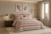 Missoni Home Parure Copripiumino Matrimoniale In Raso Di Cotone Amanda