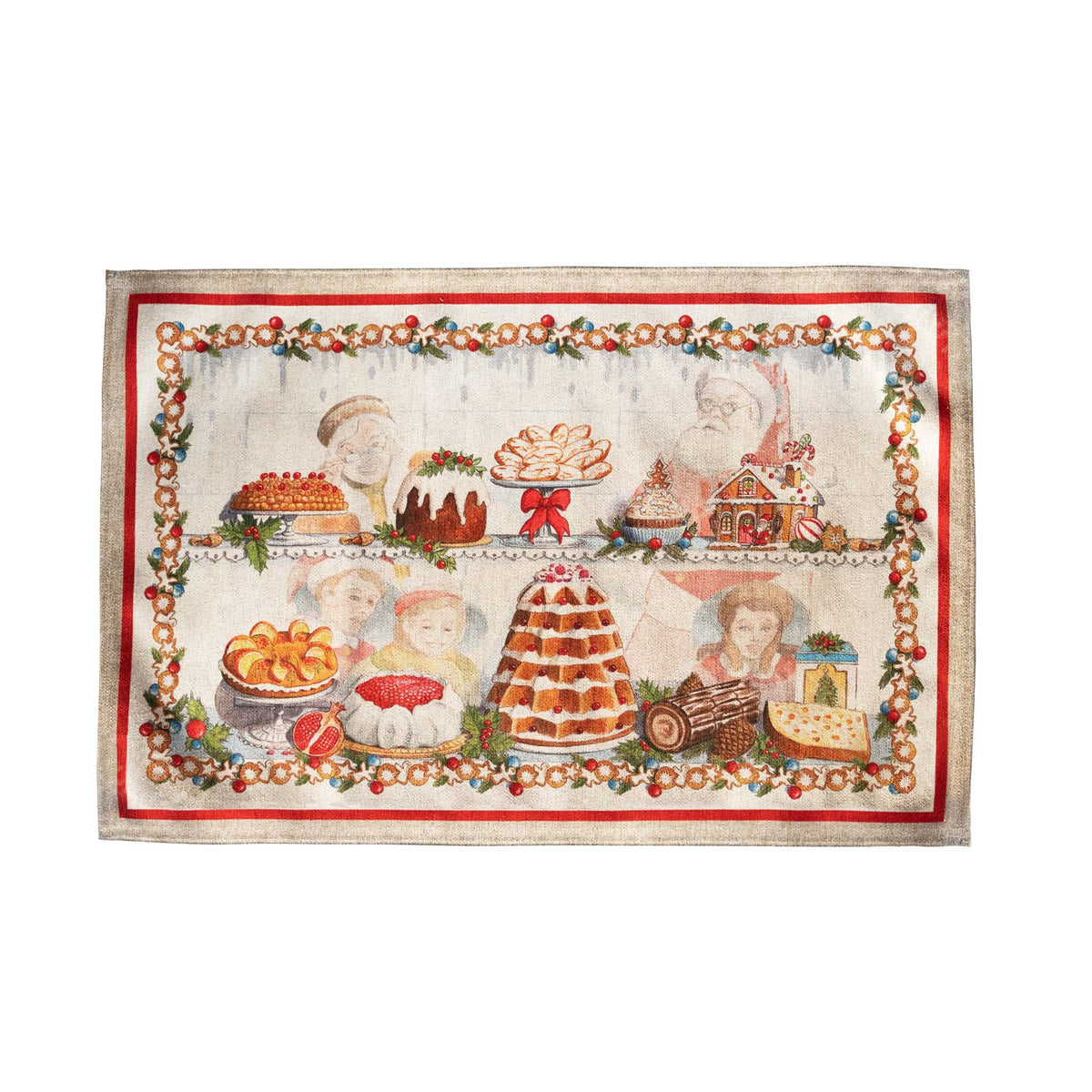 Tessitura Toscana Telerie Tappeto Tiptapp Noel Gourman