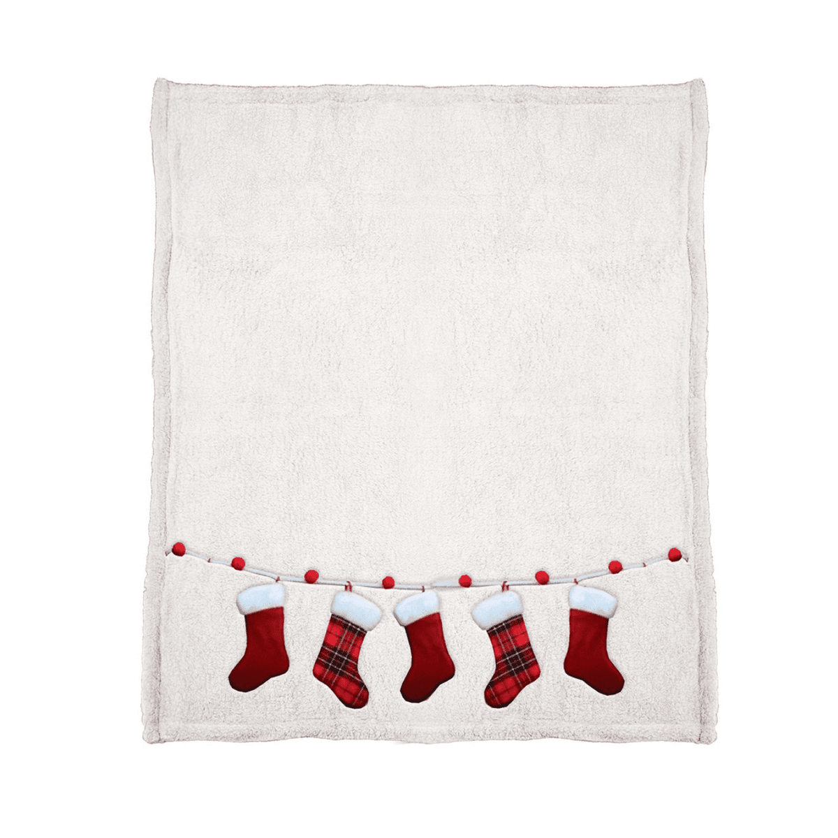 Daunex Plaid In Caldo E Morbido Pile Con Applicazione Le Calze