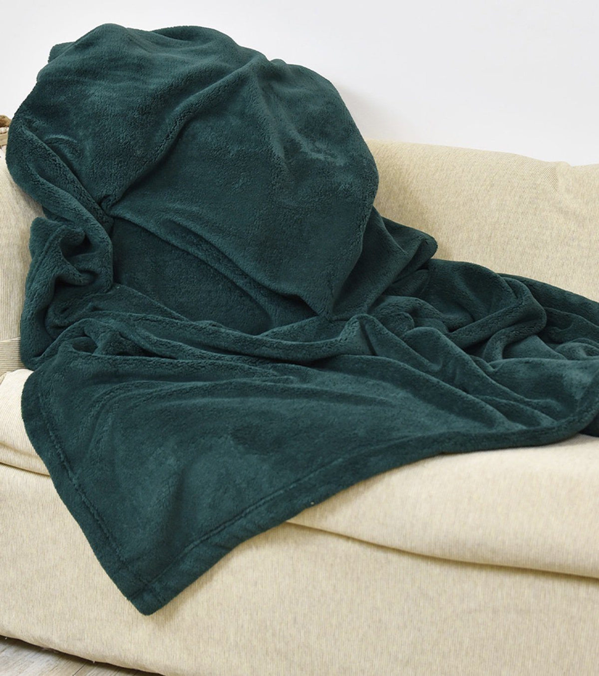 Daunex Plaid E Coperta In Morbido Pile Prime Verde