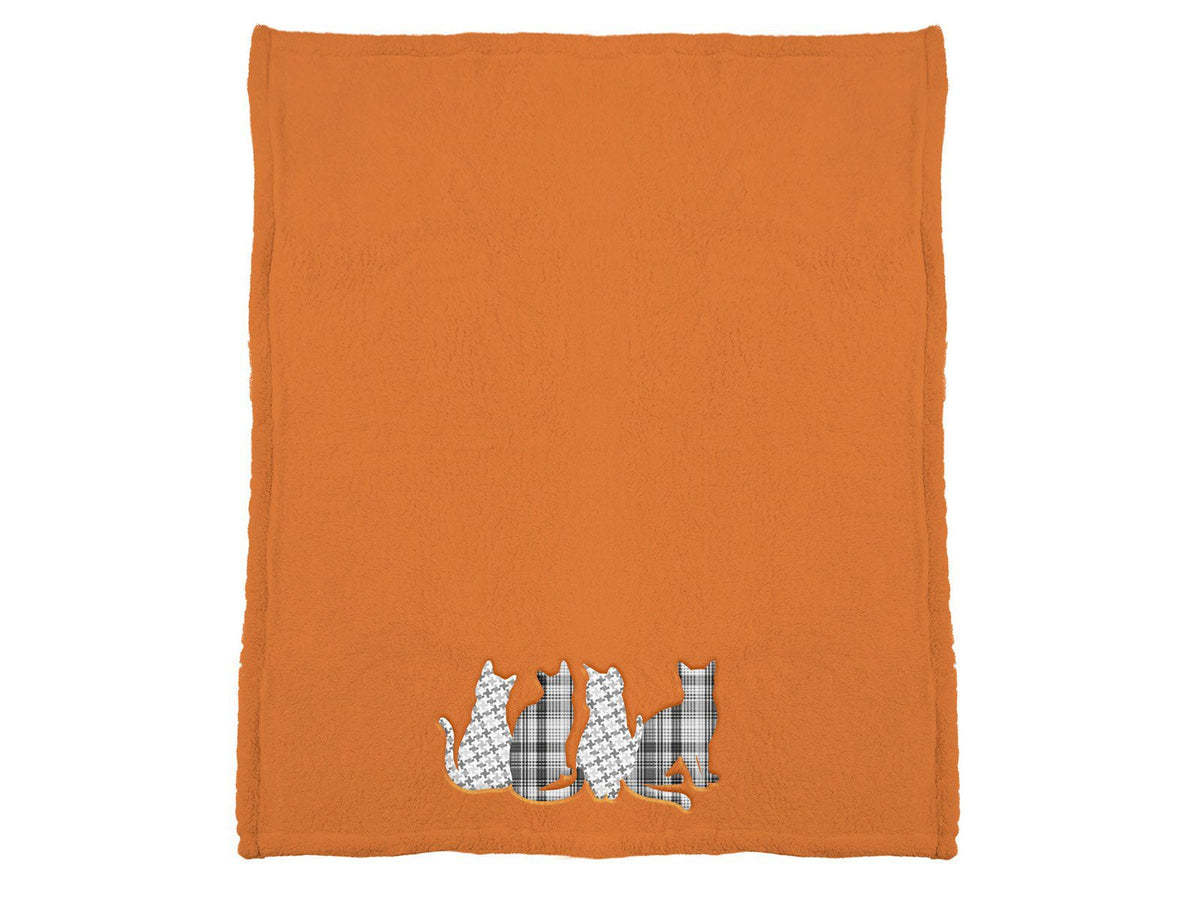 Daunex Plaid In Caldo E Morbido Pile Con Applicazione Aristogatti