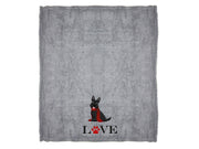 Daunex Plaid In Caldo E Morbido Pile Con Applicazione Lucky Love