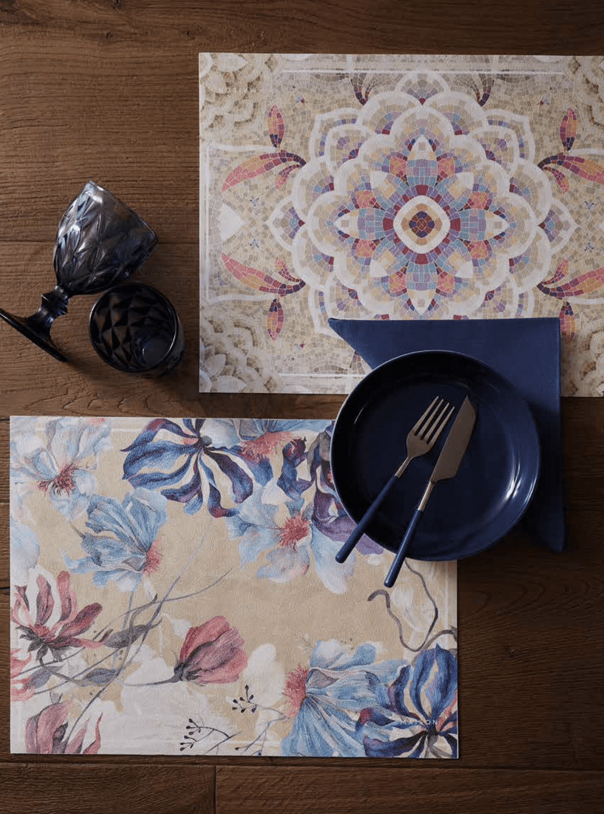 Maison Sucree' Americana In Vinile Antimacchia Stampata Polverosa