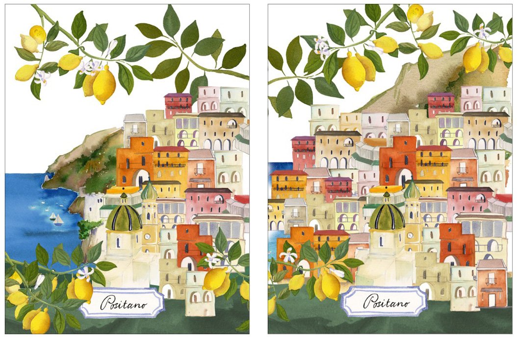 Napking Strofinaccio In Puro Lino Positano