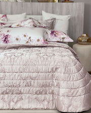 Blumarine Copriletto Trapuntato Matrimoniale In Jacquard Regale