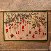 Tessitura Toscana Telerie Tappeto Tiptapp Natalizio Rudy