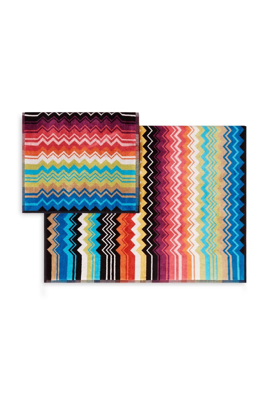 Missoni Home Set Asciugamani 1+1 In Spugna Di Cotone Giacomo