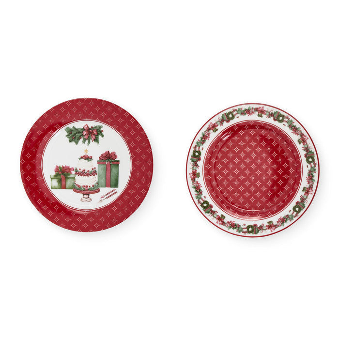 Nuvole Di Stoffa Set 2 Piatti Dolce Storia Di Natale