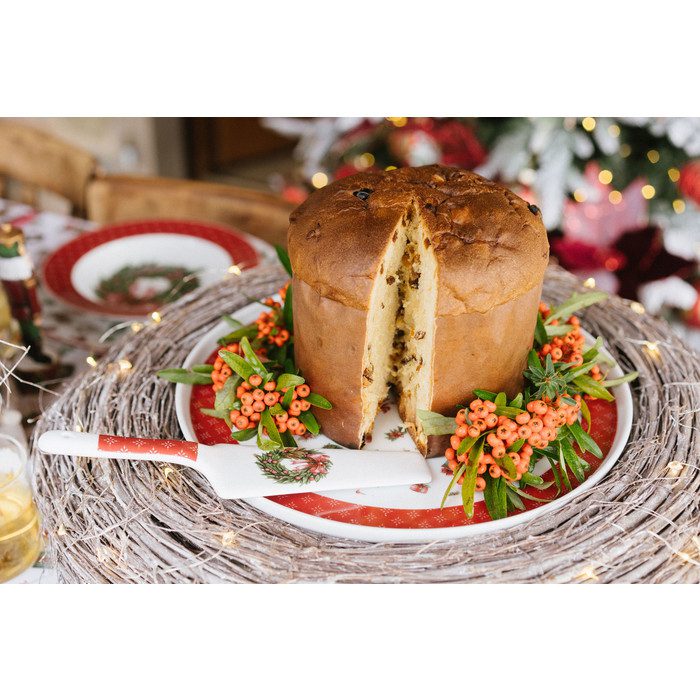 Nuvole Di Stoffa Piatto Con Pala Dolce In Porcellana Storia Di Natale