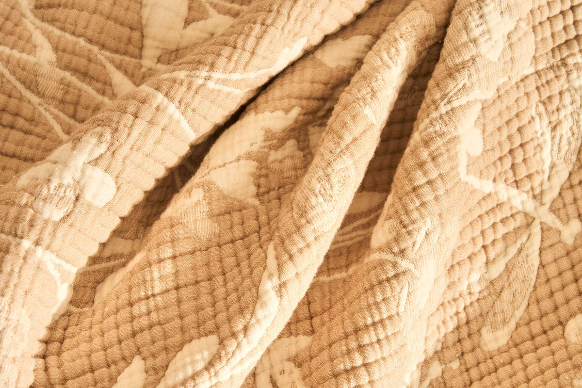 Biancoperla Copriletto Liscio Matrimoniale Double Face Jacquard Samira