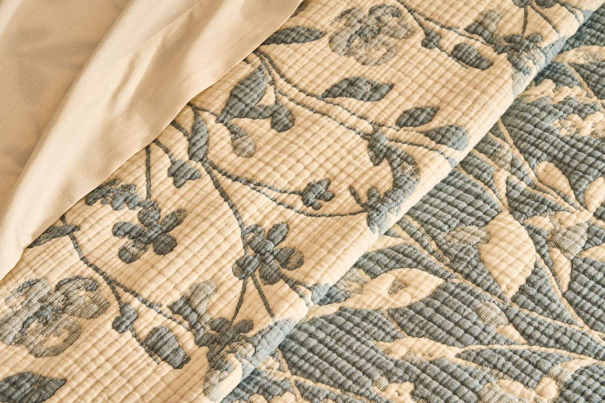 Biancoperla Copriletto Liscio Matrimoniale Double Face Jacquard Samira