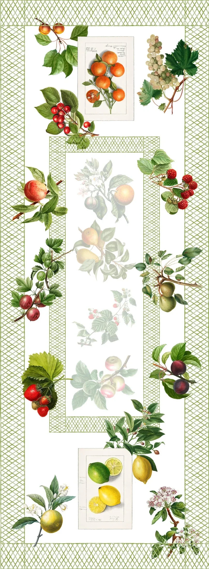 Napking Runner E/O Centrotavola In Puro Lino Summerfruit