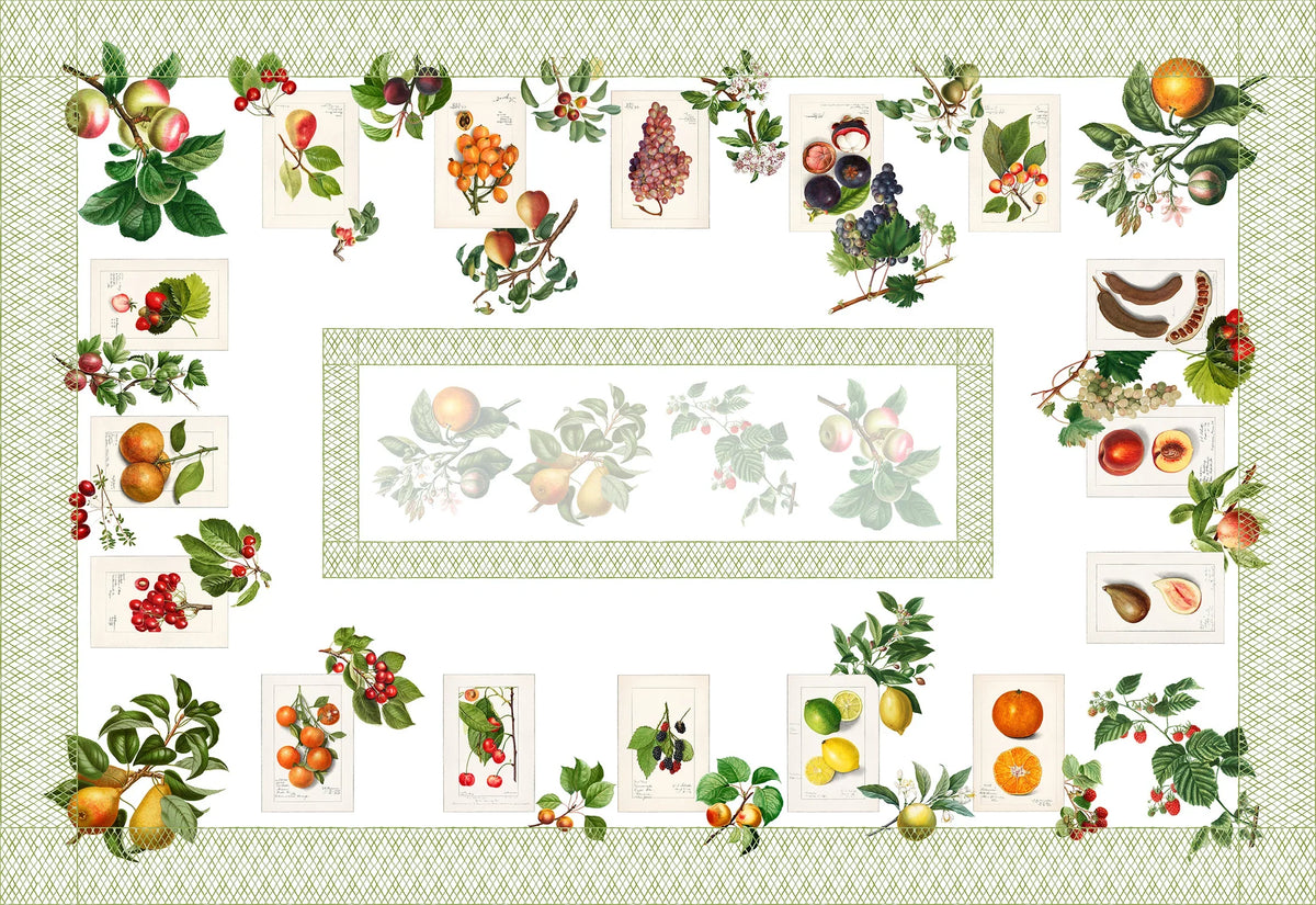 Napking Runner E/O Centrotavola In Puro Lino Summerfruit