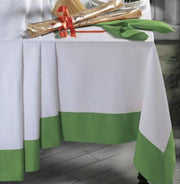 DEA TOVAGLIA IN COTONE BORDATO COTONE X6 POSTI 140X180 CM ZAFFERANO