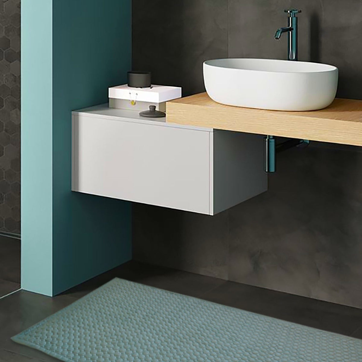 Casa Anversa Tappeto Bagno In Velluto Trapuntato Gaia