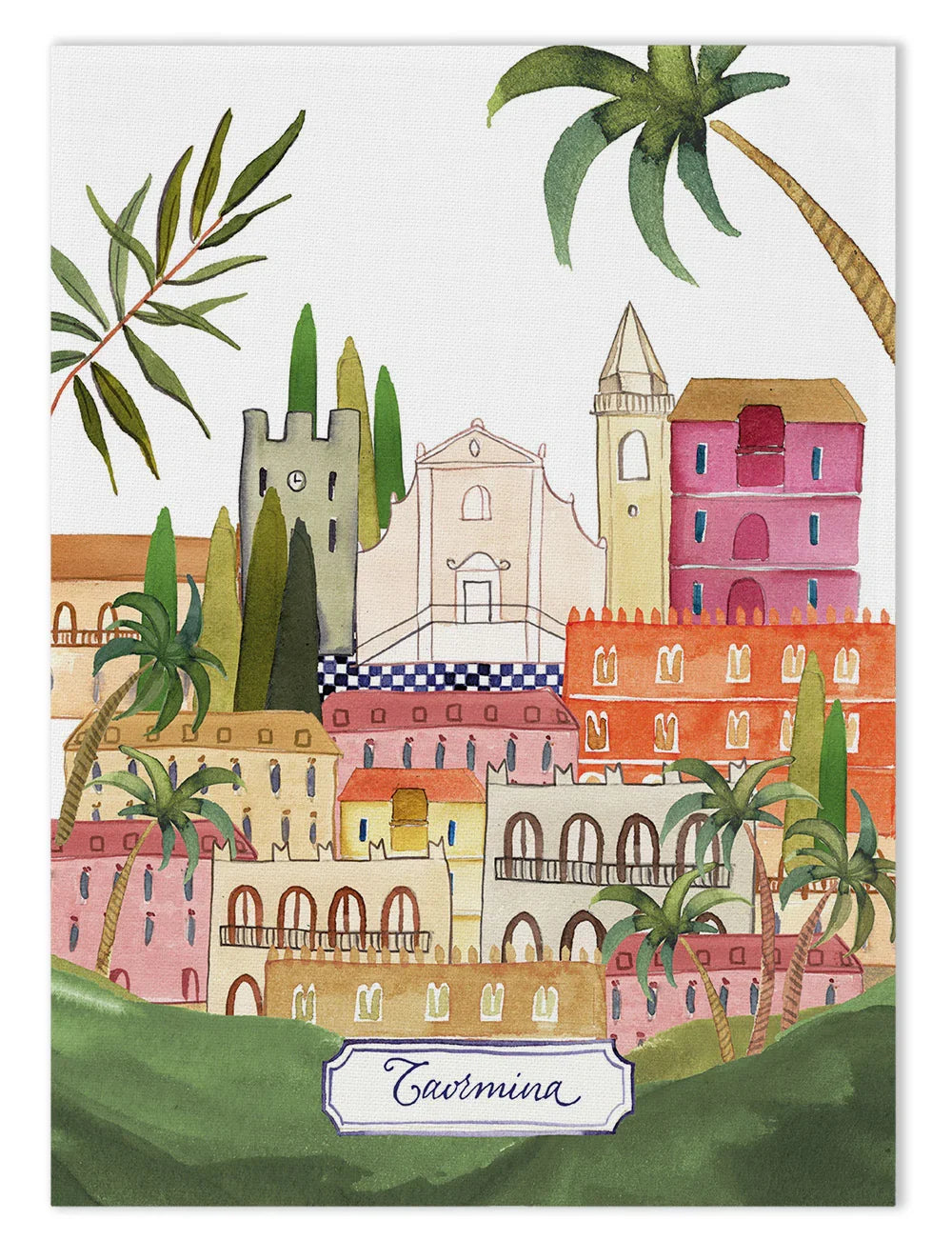 Napking Bell'italia Strofinaccio In Puro Lino Taormina