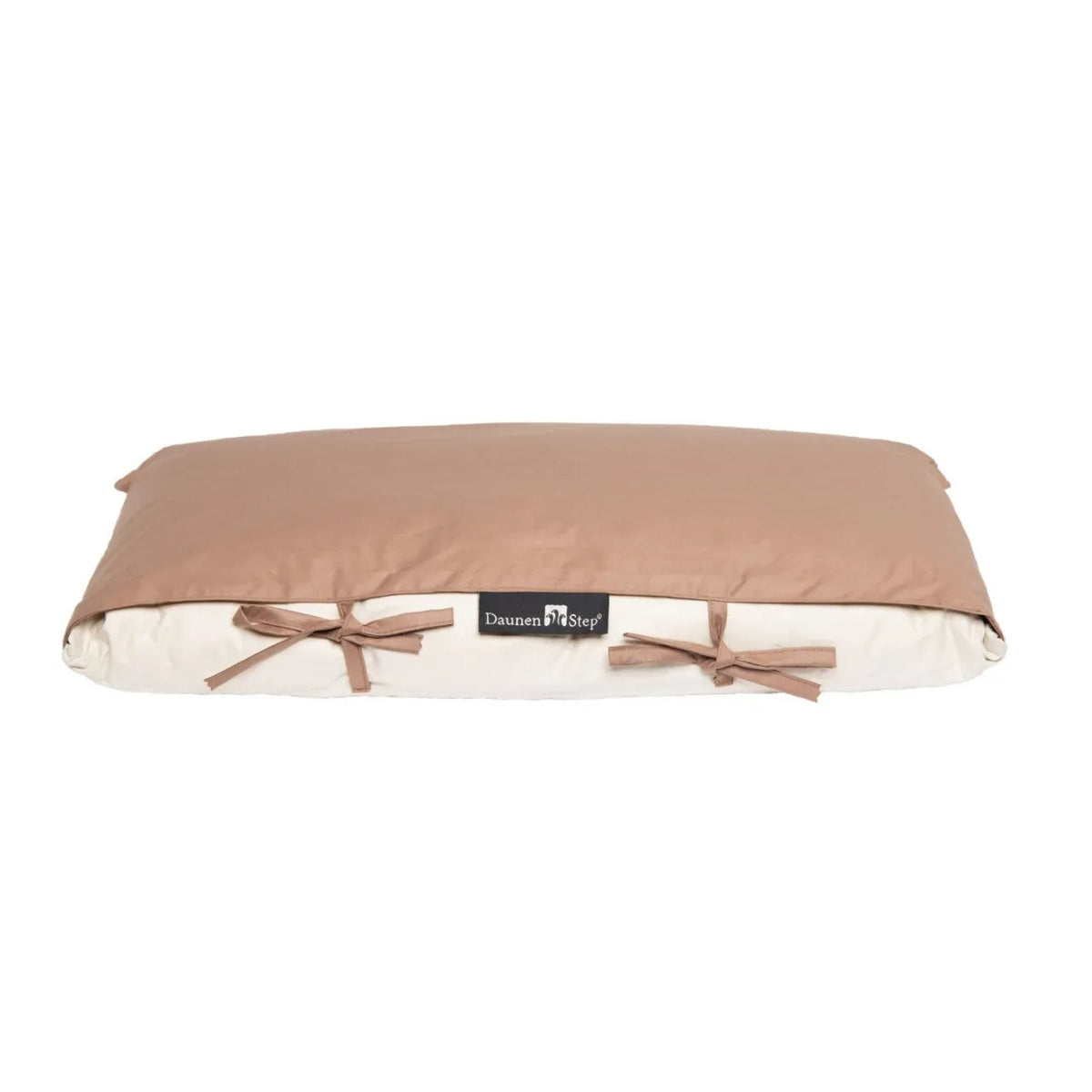 Daunenstep Plaid Bicolore In Piuma Trapuntino Mio Nocciolato