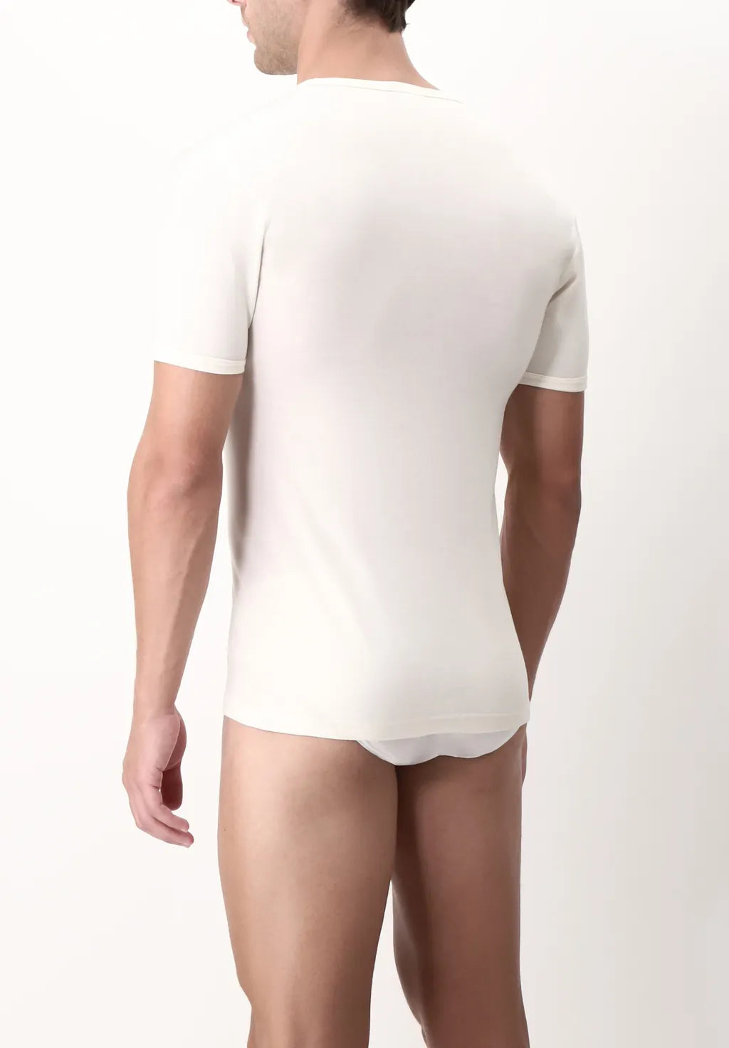 Perofil Maglia Girocollo In Cotone Lana E Seta Vprt00188