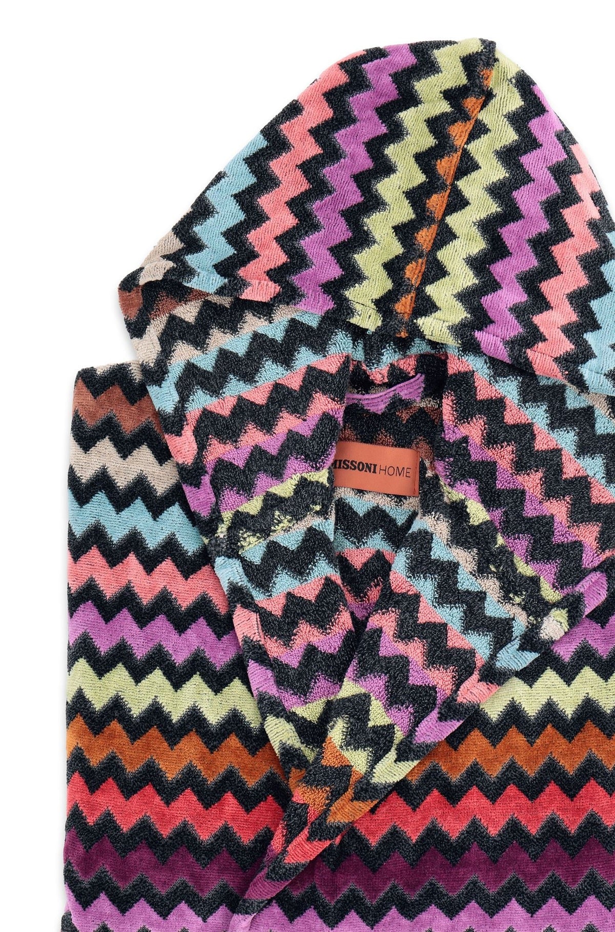 Missoni Home Accappatoio Con Cappuccio In Spugna Di Cotone Velour Warner