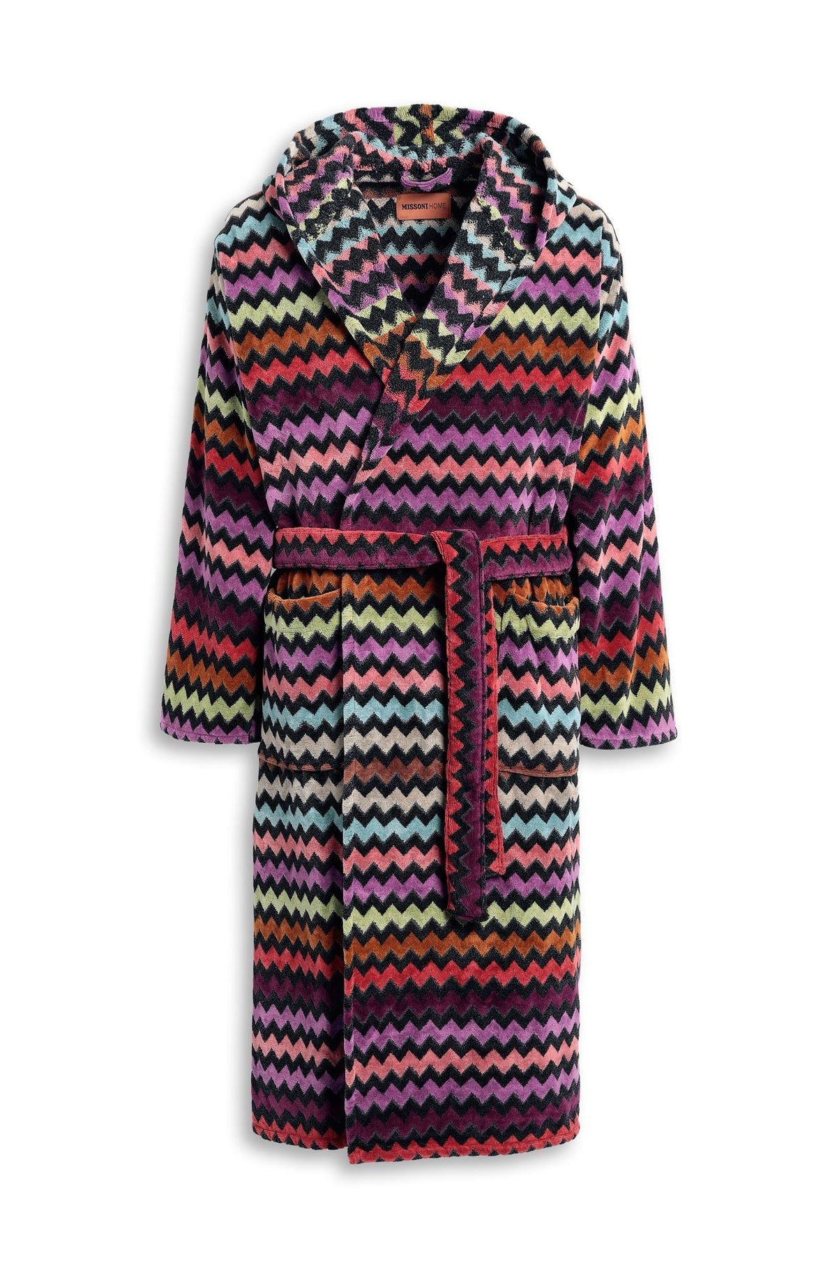 Missoni Home Accappatoio Con Cappuccio In Spugna Di Cotone Velour Warner