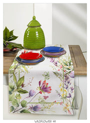 Tessitura Randi Bloom Runner In Cotone Stampato Wildflower