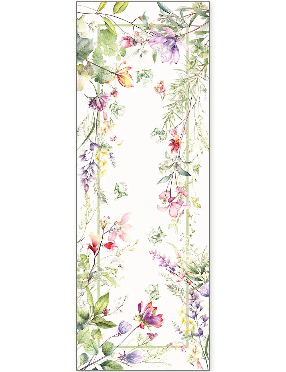 Tessitura Randi Bloom Runner In Cotone Stampato Wildflower