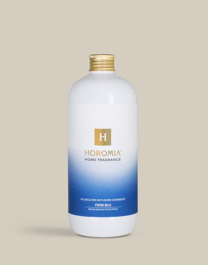 Horomia Ricarica Per Diffusore A Bastoncini Fiori Blu 500 Ml