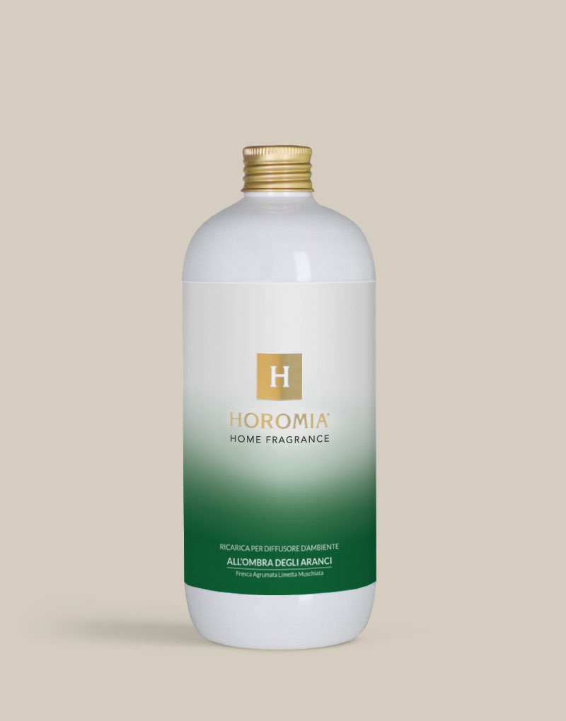 Horomia Ricarica Per Diffusore A Bastoncini All'ombra Degli Aranci 500 Ml