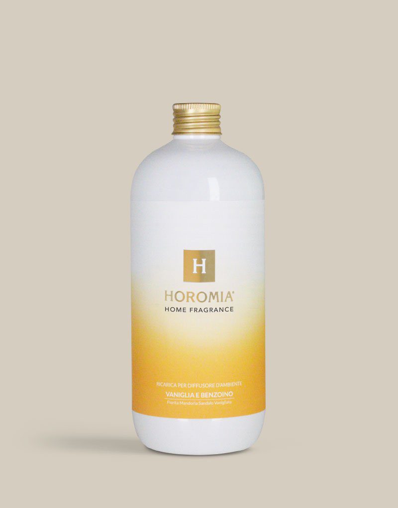 Horomia Ricarica Per Diffusore A Bastoncini Vaniglia E Benzoino 500 Ml