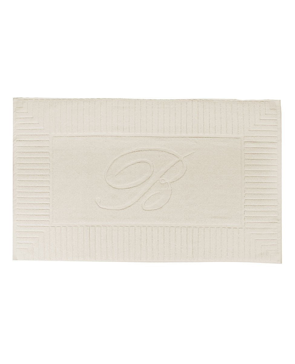 Blumarine Tappeto Bagno Piazzato Con Logo In Jacquard Ariette