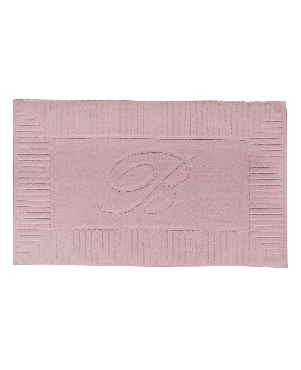 Blumarine Tappeto Bagno Piazzato Con Logo In Jacquard Ariette