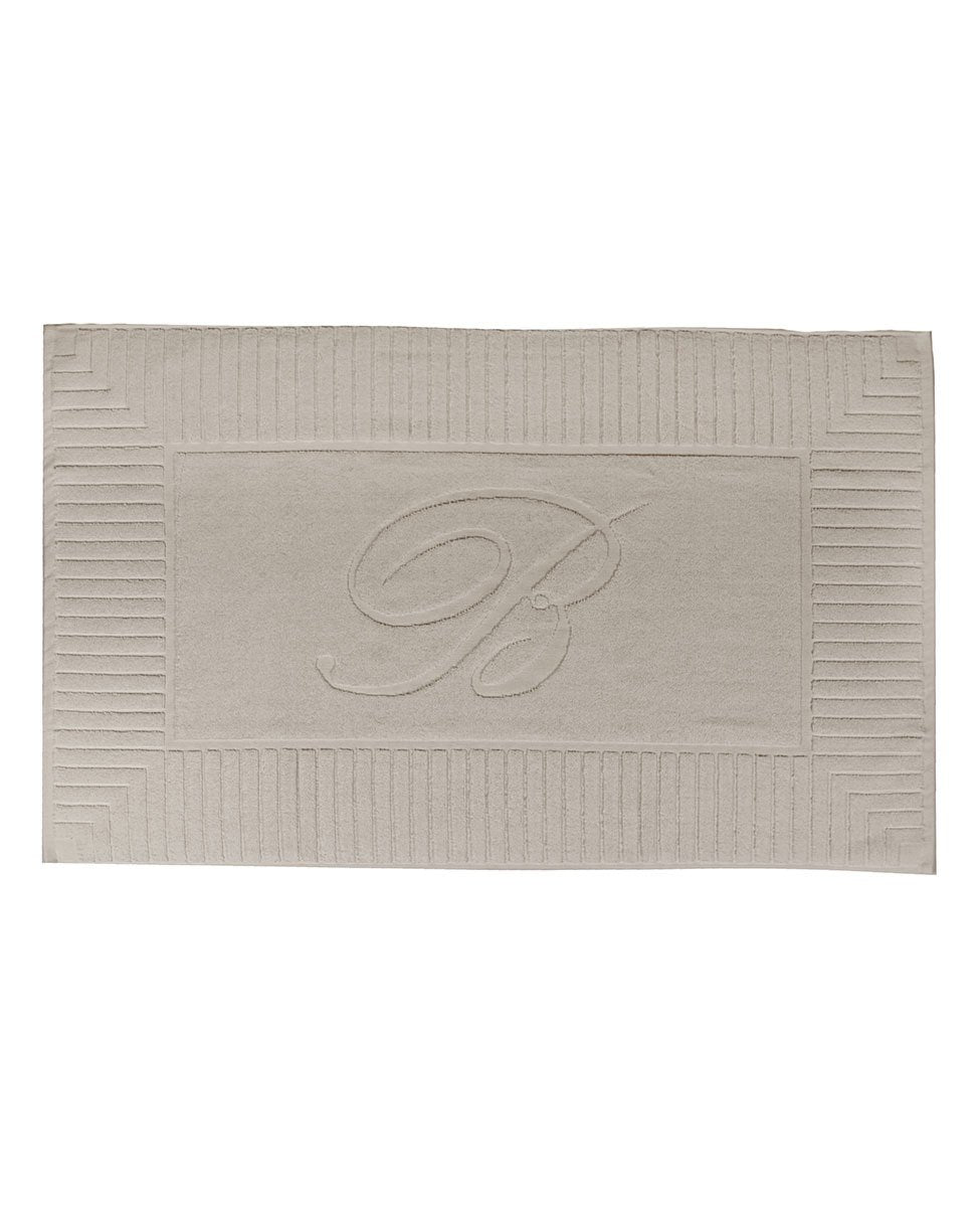 Blumarine Tappeto Bagno Piazzato Con Logo In Jacquard Ariette