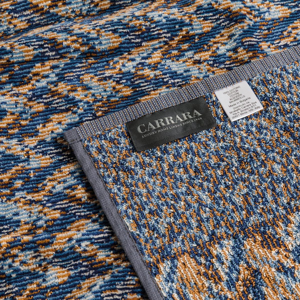 Carrara Set Asciugamani 1+1 In Spugna Di Cotone Velour Jaipur